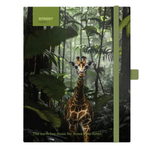 Notes B5 Z ELASTIKO ANIMALS GIRAFFE