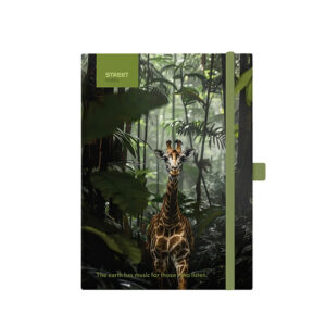 Notes A6 Z ELASTIKO ANIMALS GIRAFFE 96L