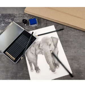 Svinčnik GRAFITNI KOMPLET 12/1 5H-6B