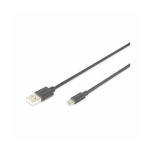 Kabel USB 2.0 A-B MIKRO 1M ČRN ESTUFF
