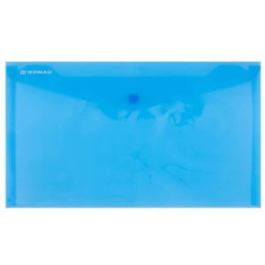 Mapa A5 Z GUMBOM PVC MODRA