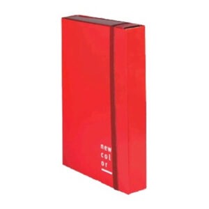 Mapa A4 ŠKATLA Z ELASTIKO 5CM RDEČA