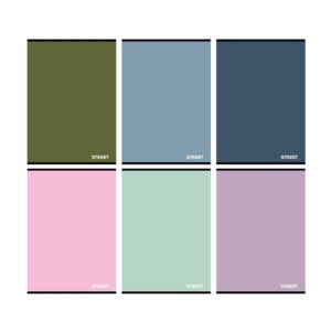 Zvezek A4 MALI KARO COLOURS