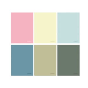 Zvezek A4 ČRTE COLOURS 80G/54L