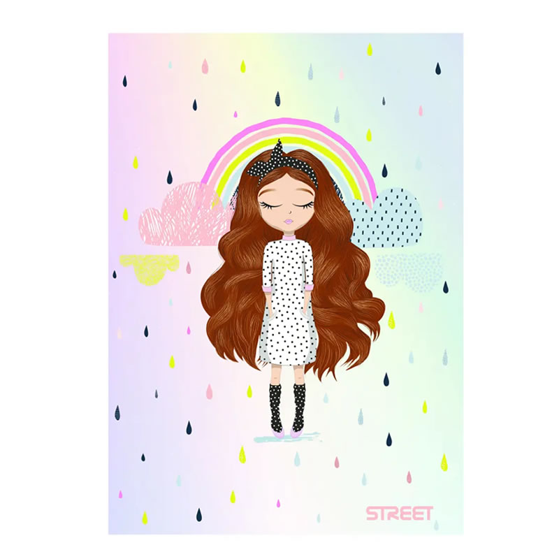 Zvezek A4 ČRTE STREET FASHIONISTA 54L Zvezek A4 ČRTE STREET FASHIONISTA 54L