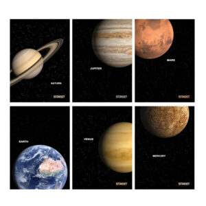 Zvezek A4 ČRTE STREET PLANETS 80G/54L