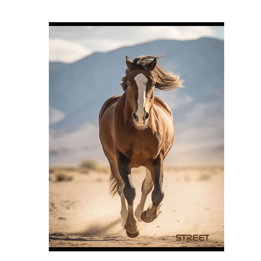 Zvezek A4 MALI KARO STREET HORSES 54L Zvezek A4 MALI KARO STREET HORSES 54L - slika 2