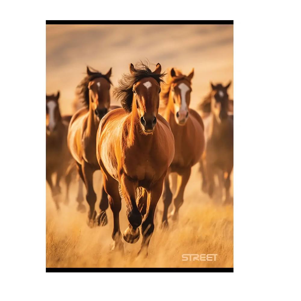 Zvezek A4 MALI KARO STREET HORSES 54L Zvezek A4 MALI KARO STREET HORSES 54L - slika 3