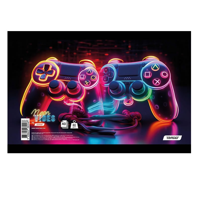 Beležka A6 TARGET NEON VIBES Beležka A6 TARGET NEON VIBES