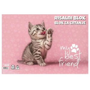 Blok RISALNI A3 MY BEST FRIENDS 20 LISTNI
