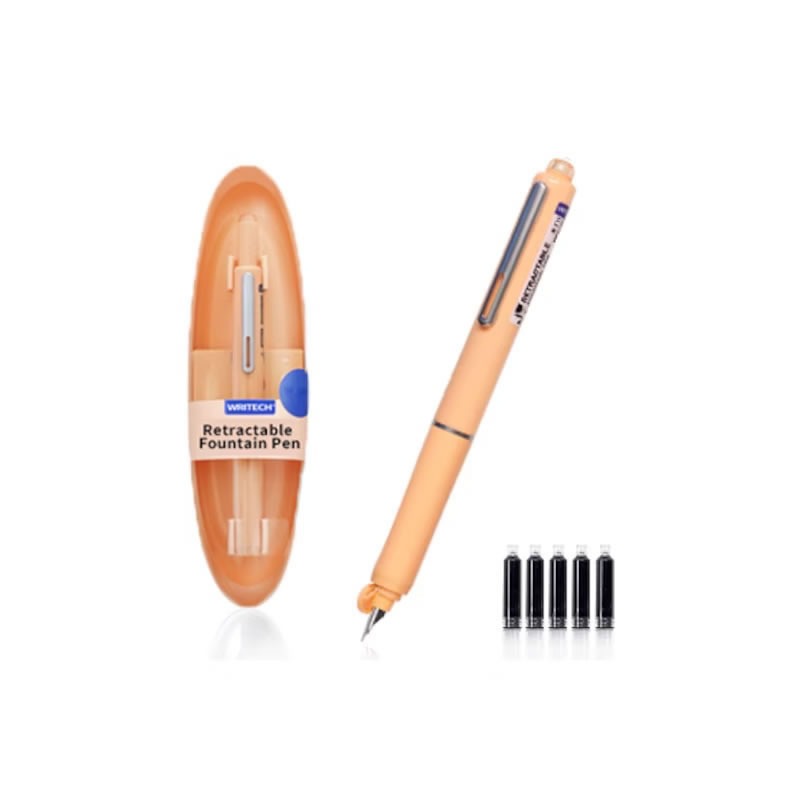 Nalivnik WRITECH CLICK + 5 BOMBIC ORANŽEN Nalivnik WRITECH CLICK + 5 BOMBIC ORANŽEN