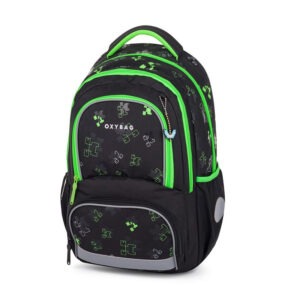 Nahrbtnik ŠOLSKI 3/1 SET OXYBAG NEXT GREEN CUBE Nahrbtnik ŠOLSKI 3/1 SET OXYBAG NEXT GREEN CUBE