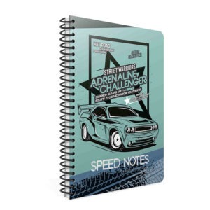 Zvezek SPIRALA A4 ČRTE SPEED GIPTA