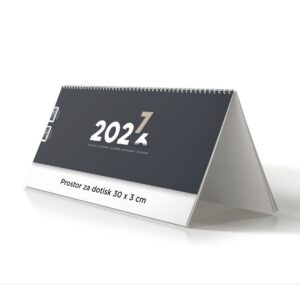 Koledar NAMIZNI POKONČNI SIV POZITIVNE MISLI 2027