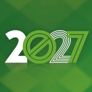 Koledar NAMIZNI LEŽEČI FIX ZELEN 2027