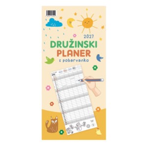 Koledar DRUŽINSKI PLANER 2027