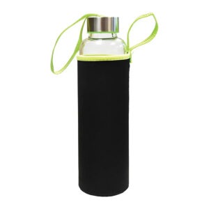 STEKLENIČKA WAVE 600ML NEOPREN ČR.ZELENA