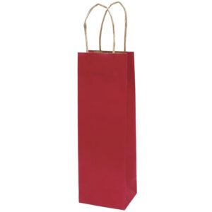 Vrečka DARILNA ECO SIMPLE BOTTLE BORDO
