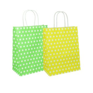 Vrečka DARILNA ECOW CLASSIC DOTS L RU-ZEL.