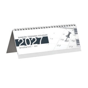 Koledar NAMIZNI POKONČNI ENOBARVNI 2027